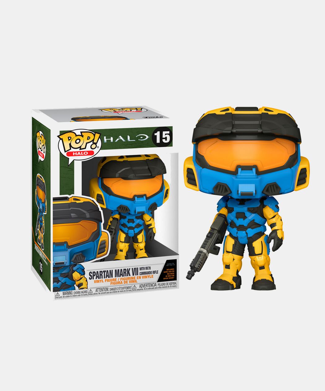 Figurine POP! Halo Infinite Mark VII with Commando Rifle Funko Deco N°15