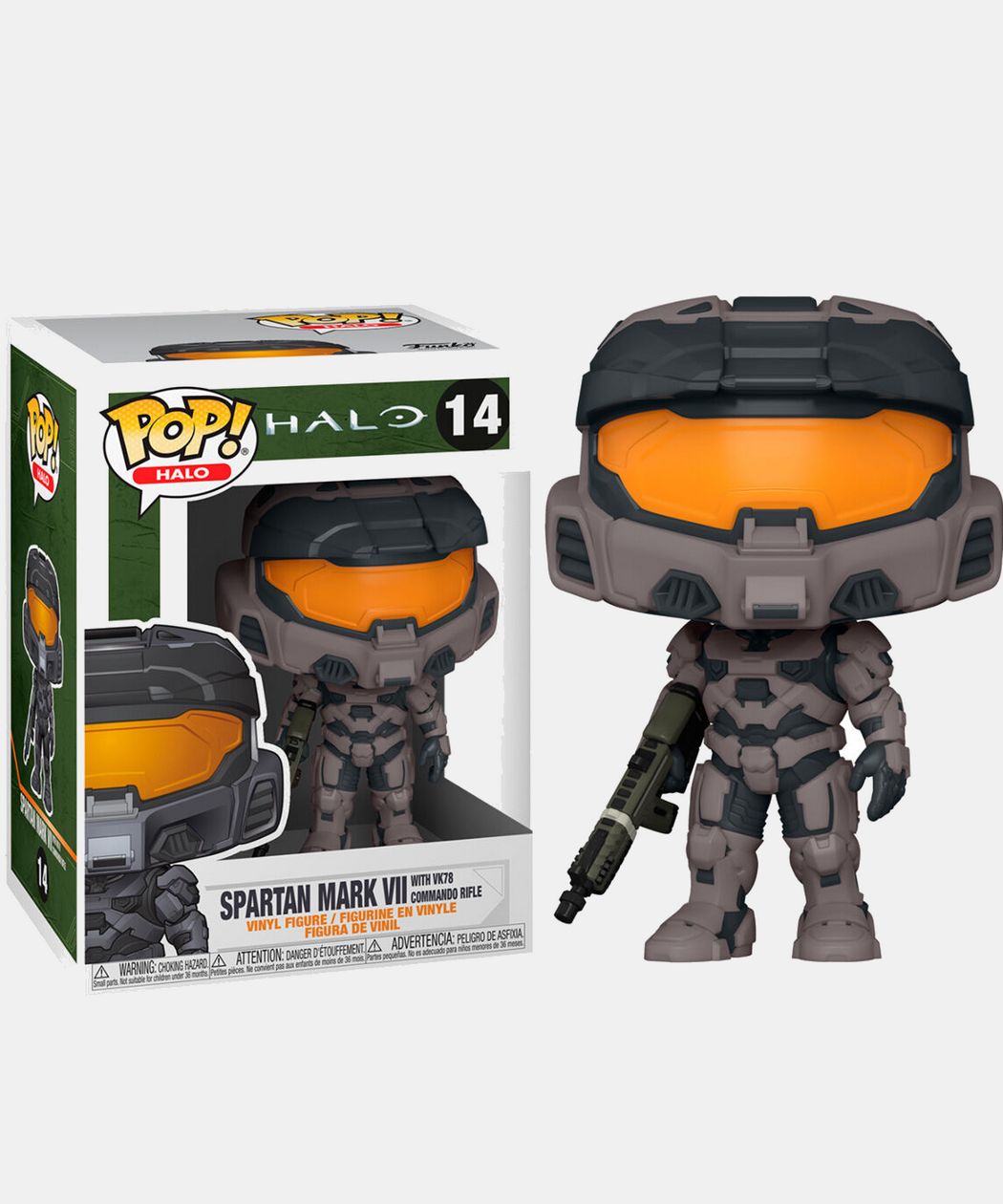 Figurine POP! Halo Infinite Mark VII with Commando Rifle N°14